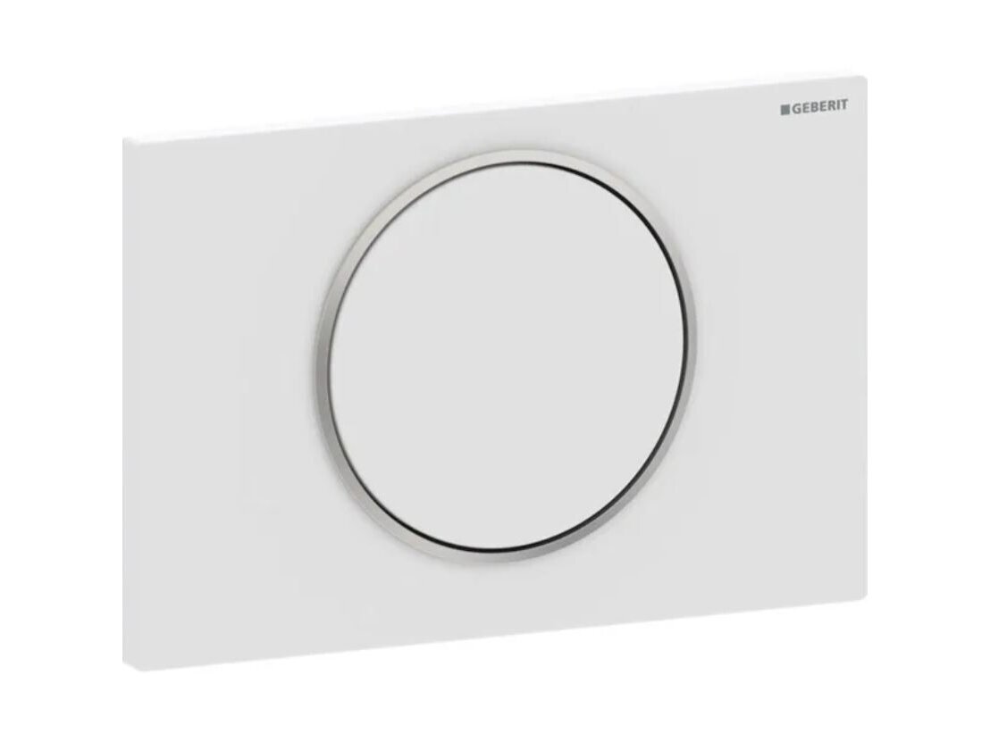 Geberit Sigma10 apvalus vandens nuleidimo mygtukas su Stop-and-Go funkcija 115.758 8