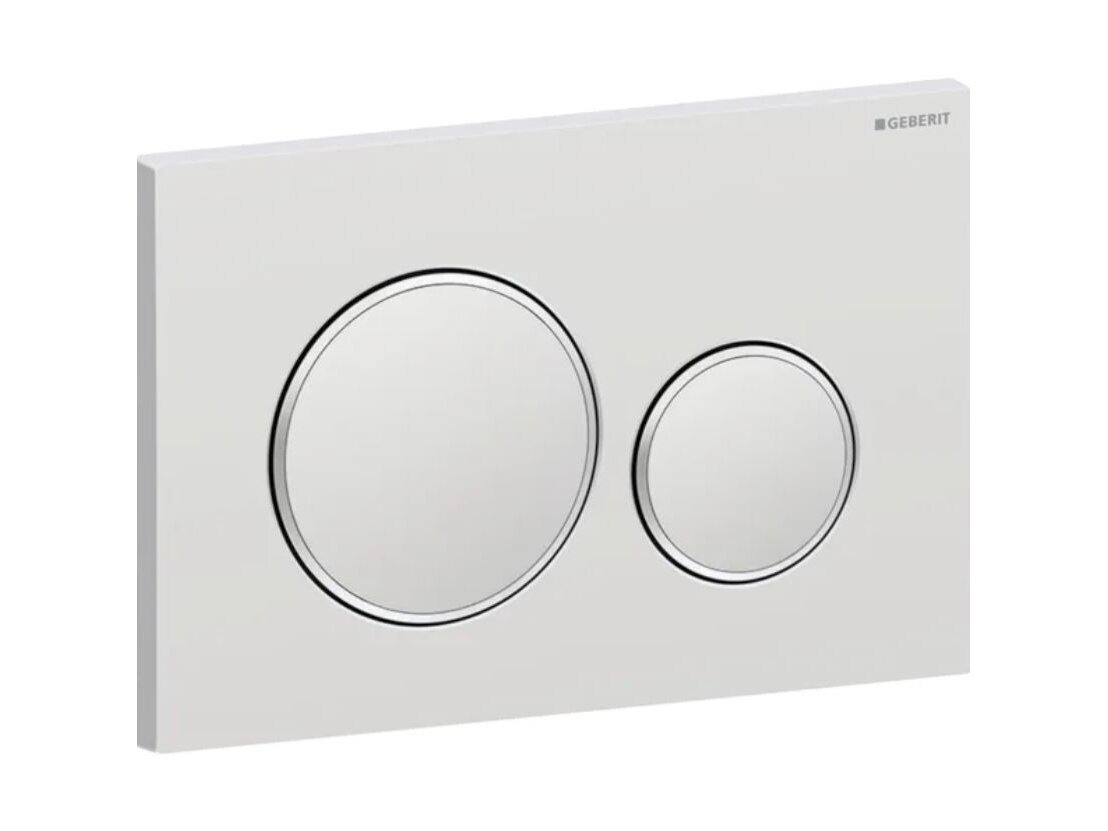 Geberit Sigma20 apvalus dviejų kiekių vandens nuleidimo mygtukas 115.882 8