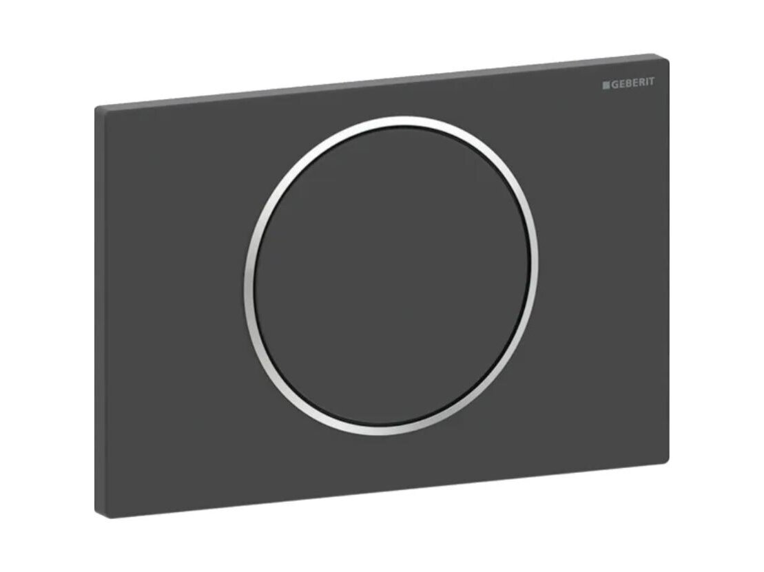 Geberit Sigma10 apvalus vandens nuleidimo mygtukas su Stop-and-Go funkcija 115.758 10