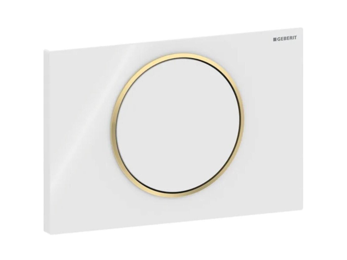 Geberit Sigma10 apvalus vandens nuleidimo mygtukas su Stop-and-Go funkcija 115.758 3