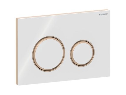 Geberit Sigma50 raudonojo aukso dviejų kiekių vandens nuleidimo mygtukas 115.650 6