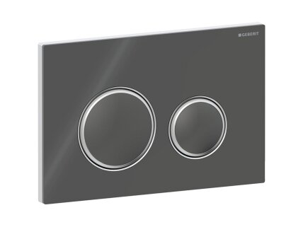 Geberit Sigma50 chromuotas dviejų kiekių vandens nuleidimo mygtukas 115.884 3