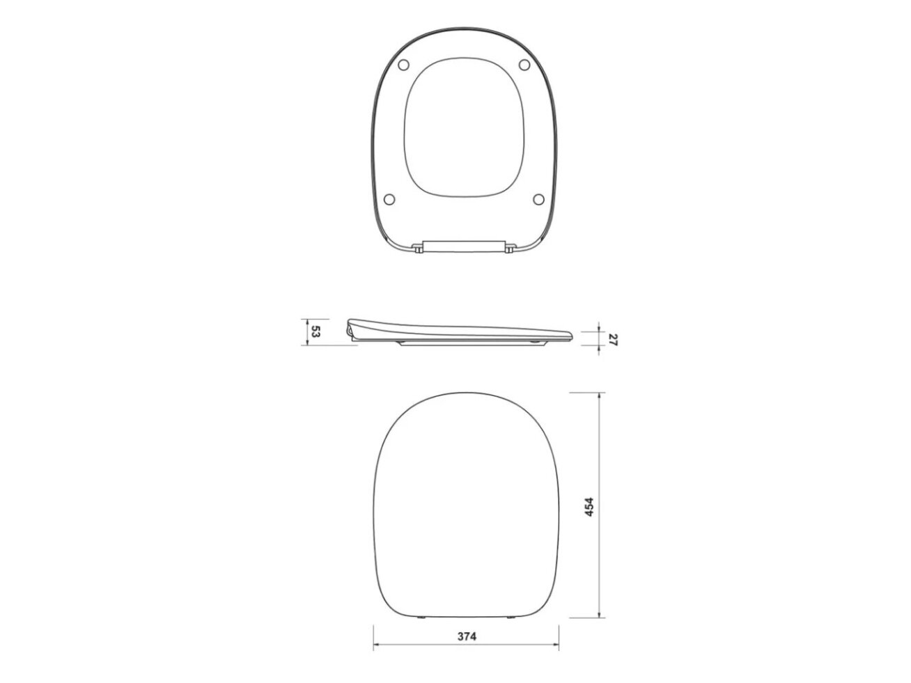 Cersanit ARTECO Soft-Close klozeto dangtis K667-064 1