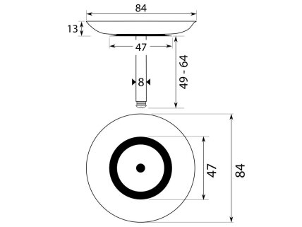 Franke plautuvės sietelis su uždarymu 84 mm 133.0049.668 2