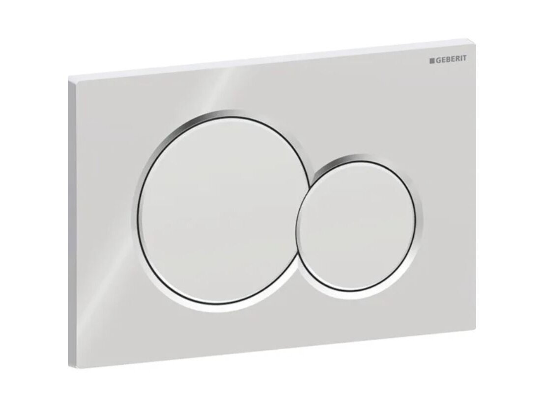Geberit Sigma01 blizgiai chromuotas-matinis vandens nuleidimo mygtukas 115.770.KA.5