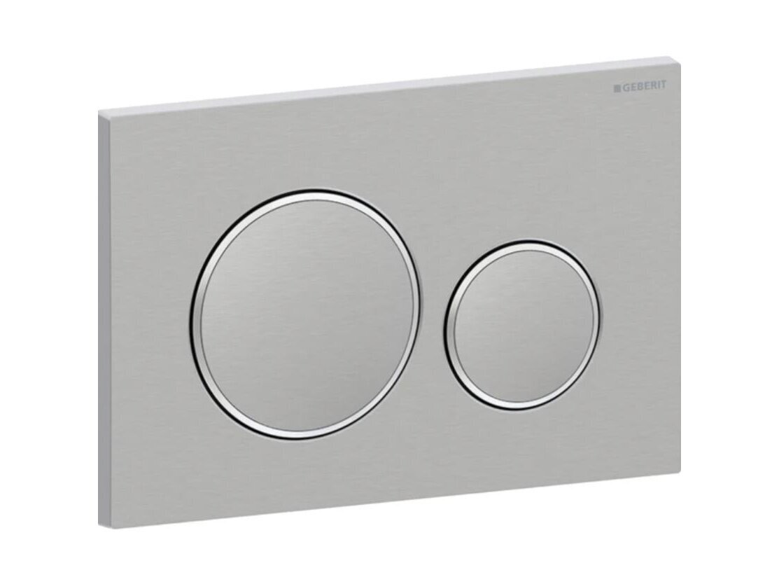 Geberit Sigma20 antivandalinis nerūdijančio plieno vandens nuleidimo mygtukas 115.889.SN.1