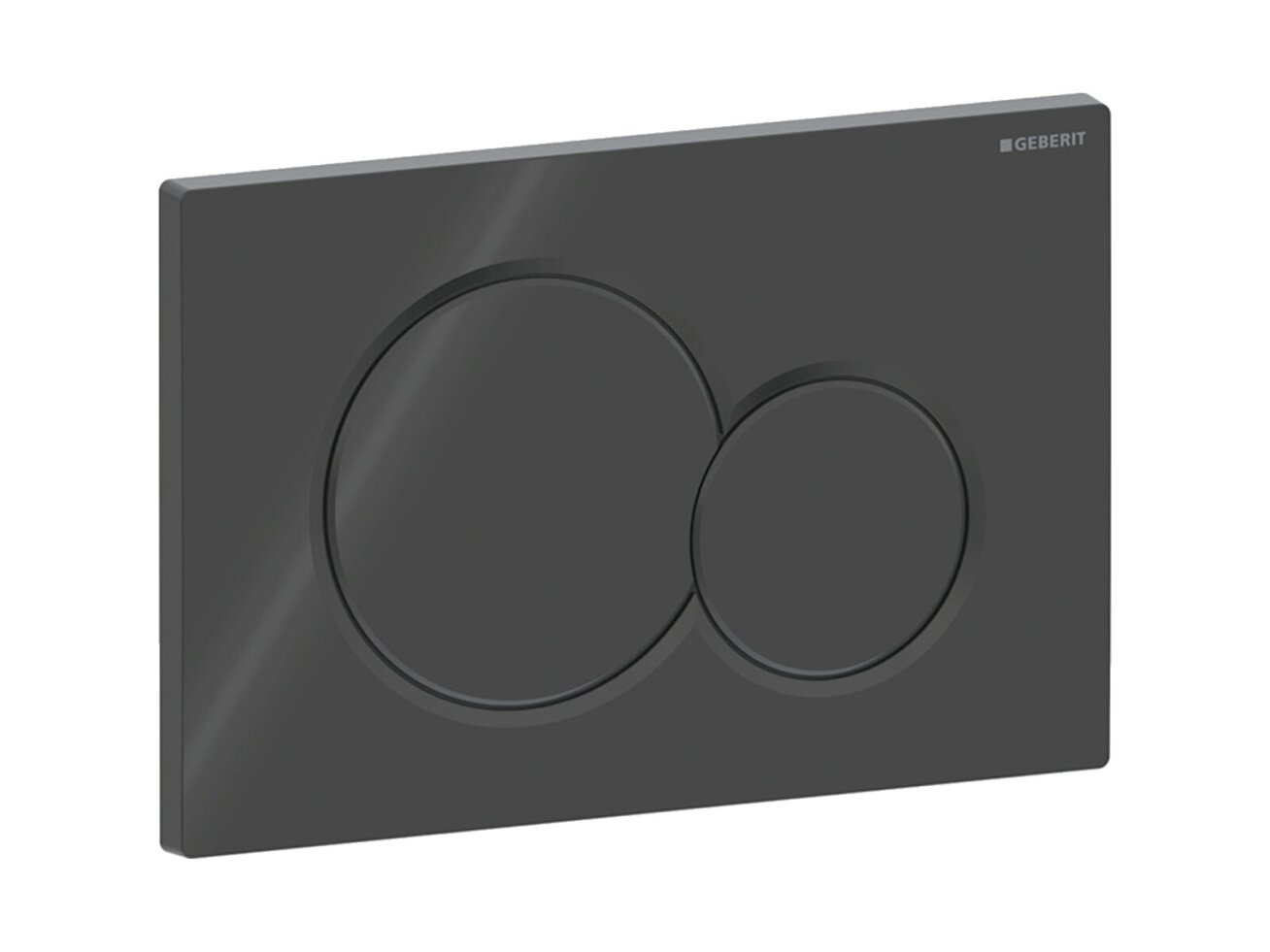Geberit Sigma01 blizgus juodas vandens nuleidimo mygtukas 115.770.DW.5