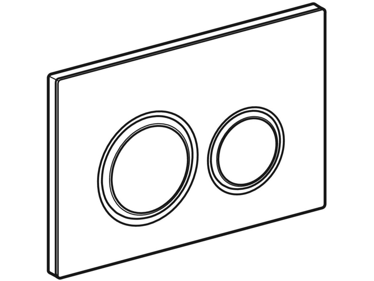 Geberit Sigma50 juodojo chromo vandens nuleidimo mygtukas 115.651