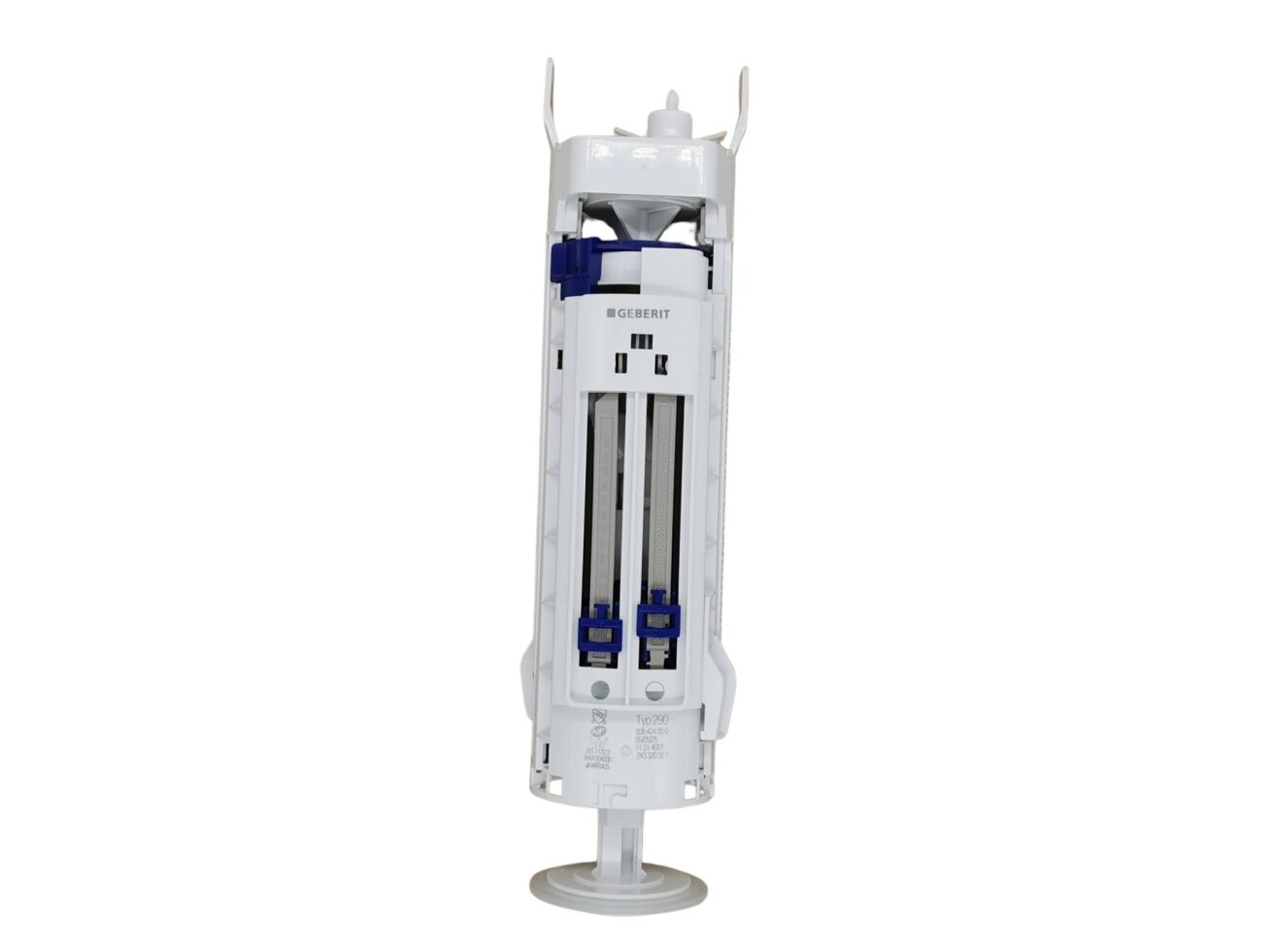 Geberit Type 290 dvigubas nuleidimo mechanizmas pastatomiems WC bakeliams 31.2–45 cm 243.320.00.1 Geberit Type 290 dvigubas nuleidimo mechanizmas pastatomiems WC bakeliams 31.2–45 cm 243.320.00.1