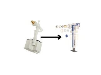 Geberit pripildymo mechanizmas skirtas IDO potinkiniams bakeliams Geberit pripildymo mechanizmas skirtas IDO potinkiniams bakeliams