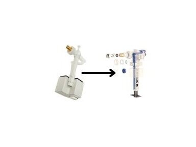 Geberit pripildymo mechanizmas skirtas IDO potinkiniams bakeliams