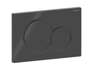 Geberit Sigma01 blizgus juodas vandens nuleidimo mygtukas 115.770.DW.5