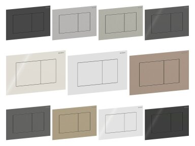 Geberit Sigma40 kampuotas dviejų kiekių vandens nuleidimo mygtukas 115.629