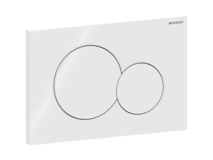 Geberit Sigma01 baltas vandens nuleidimo mygtukas, dviejų kiekių nuleidimo funkcija 115.770.11.5 Geberit Sigma01 baltas vandens nuleidimo mygtukas, dviejų kiekių nuleidimo funkcija 115.770.11.5