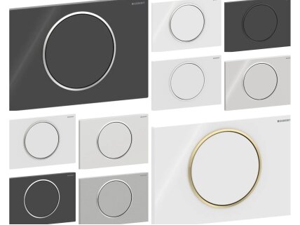 Geberit Sigma10 apvalus vandens nuleidimo mygtukas su Stop-and-Go funkcija 115.758 Geberit Sigma10 apvalus vandens nuleidimo mygtukas su Stop-and-Go funkcija 115.758