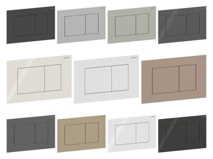 Geberit Sigma40 kampuotas dviejų kiekių vandens nuleidimo mygtukas 115.629