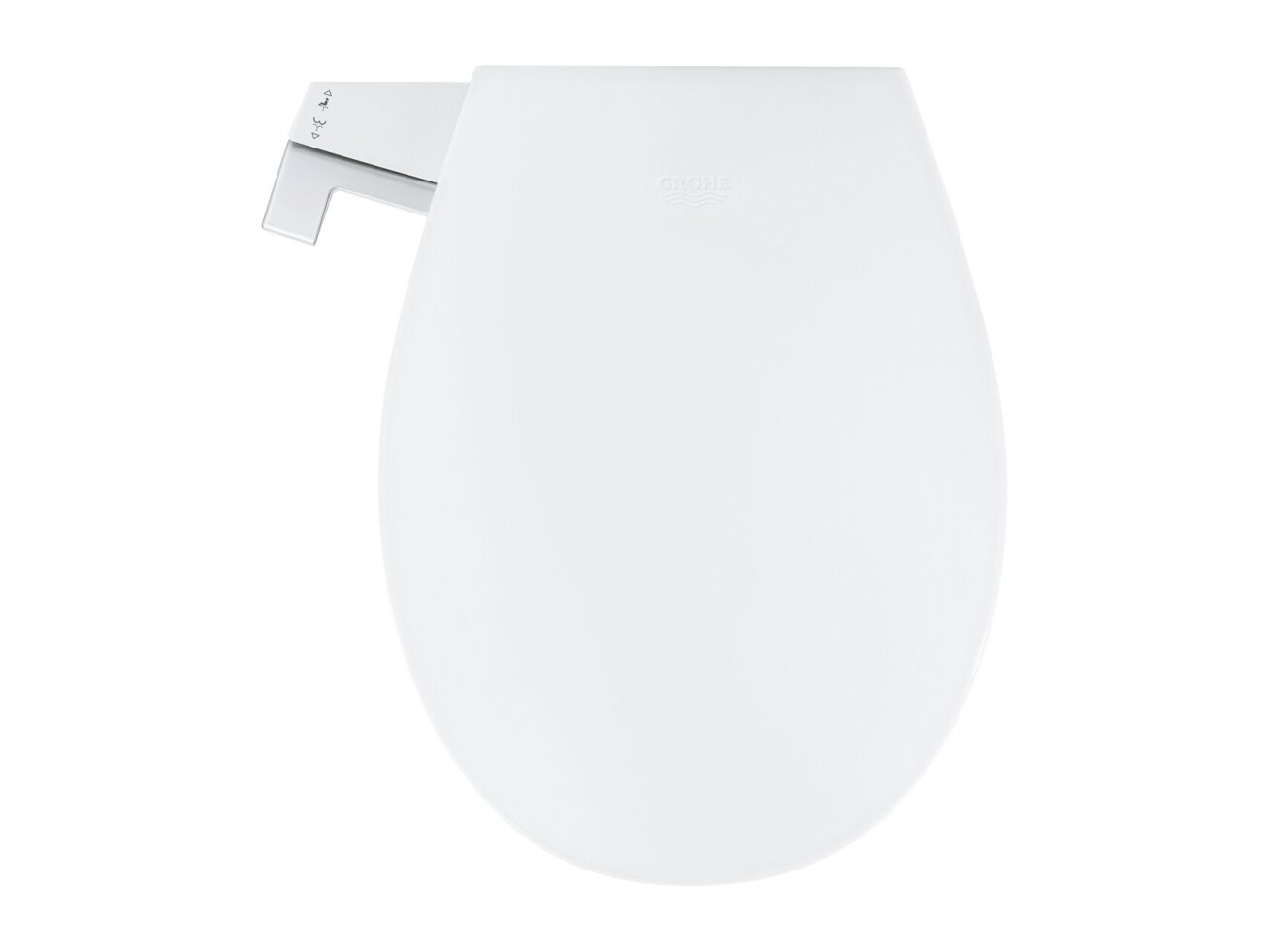 GROHE Bau Ceramic Manual Bidet Soft-Close Quick-Release WC sėdynė 39648SH0 2 GROHE Bau Ceramic Manual Bidet Soft-Close Quick-Release WC sėdynė 39648SH0 2