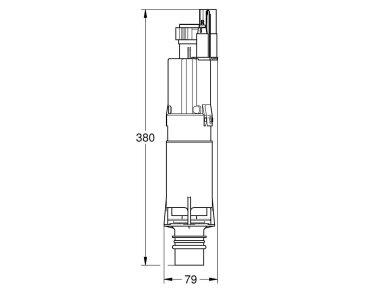 Grohe dvigubo nuleidimo mechanizmas 42253000