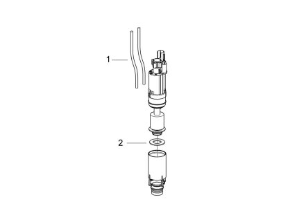 Grohe dvigubo nuleidimo mechanizmas 42253000 2