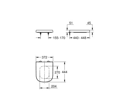GROHE Euro Ceramic Soft-Close Quick Release unitazo dangtis 39330002 1