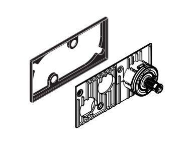 Hansgrohe temperatūros rankenėlės laikiklis 93109000