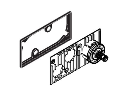Hansgrohe temperatūros rankenėlės laikiklis 93109000 Hansgrohe temperatūros rankenėlės laikiklis 93109000