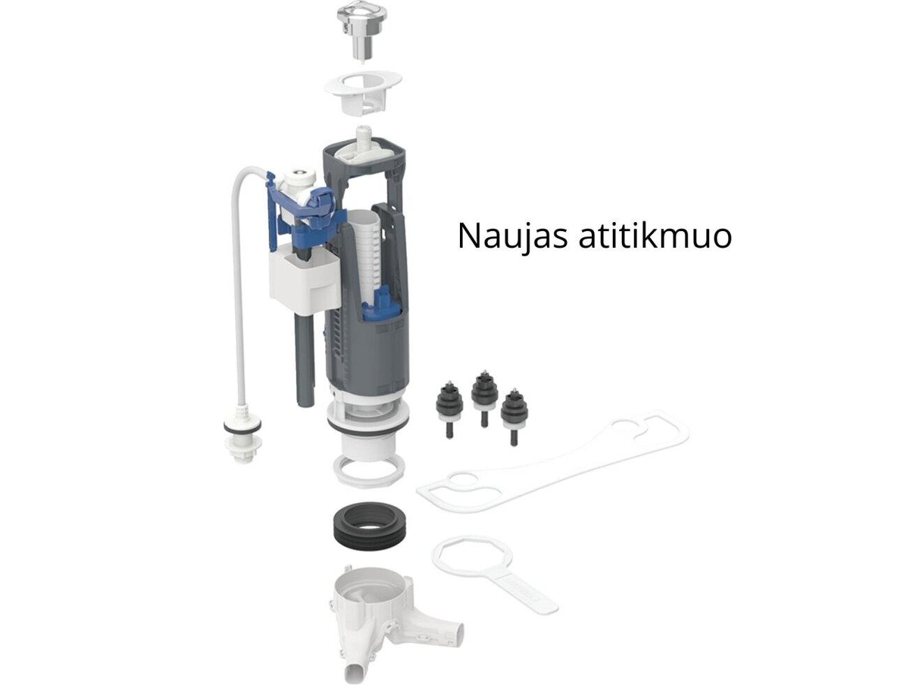 IDO Trevi / Gloss wc mechanizmų komplektas Type 240-333  245.756.00.1