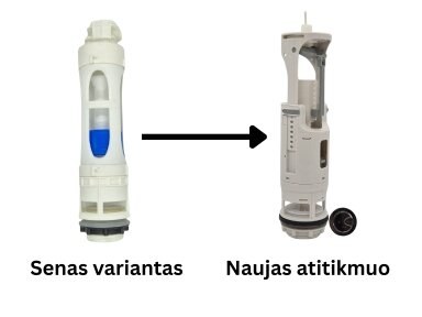 Jika Mio Deep Baltic / Roca dvigubas nuleidimo mechanizmas su mygtuku H8903760000001 Jika Mio Deep Baltic / Roca dvigubas nuleidimo mechanizmas su mygtuku H8903760000001