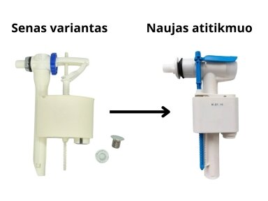 Jika Roca šoninio pajungimo pripildymo mechanizmas 3/8 A822508800 Jika Roca šoninio pajungimo pripildymo mechanizmas 3/8 A822508800