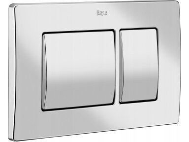 Laufen Nexo Eco Set chromuotas dvigubas WC nuleidimo mygtukas A890K01001