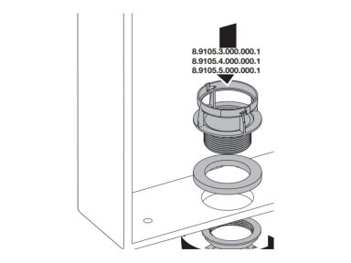 Laufen nuleidimo mechanizmo įdėklas H8910550000001