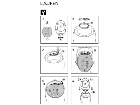 LAUFEN  Alessi One, su lėtu nusileidimu 1