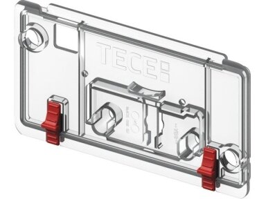 Tece tvirtinimo dangtelis nuleidimo mechanizmo kabliukams 9820017