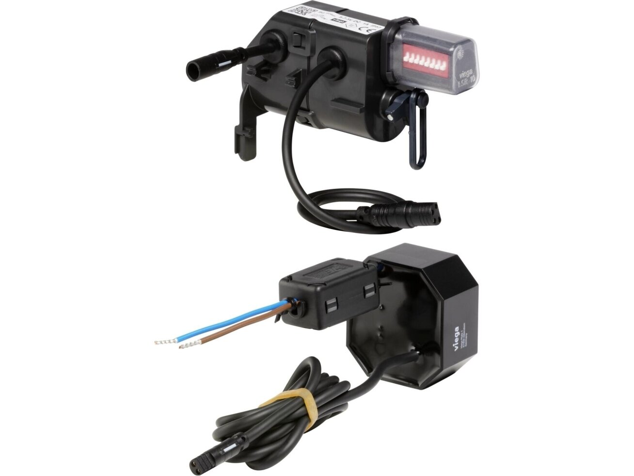 Viega vandens nuleidimo mygtuko transformatorius su pakėlimo elektronika Viega vandens nuleidimo mygtuko transformatorius su pakėlimo elektronika